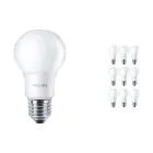 Multipack 10x Philips Corepro LED Ampoule E27 Poire Dépolie 8W 806lm - 840 Blanc Froid | Équivalent 60W