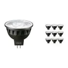 Multipack 10x Philips Master LED Spot GU5.3 MR16 6.7W 420lm 36D - 927 Blanc Très Chaud | Meilleur rendu des couleurs - Dimmable - Équivalent 35W