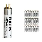 Multipack 25x Philips MASTER Actinic BL T5 Short 6W - Ultra-violet | 21cm