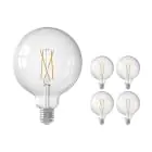 Multipack 5x Calex Smart Tuya Wifi E27 Globe Filament 7.5W 1055lm - 818-830 Variable Blanc | Dimmable - Équivalent 75W 