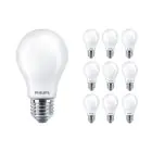 Multipack 10x Philips MASTER Value LED Ampoule E27 Poire Dépolie 5.9W 806lm - 927 Blanc Très Chaud | Meilleur rendu des couleurs - Dimmable - Équivalent 60W