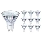 Multipack 10x Philips Corepro LED Spot GU10 PAR16 4.9W 460lm 36D - 830 Blanc Chaud | Équivalent 65W