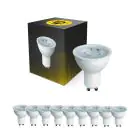 Multipack 10x Bright Choice Spot LED GU10 PAR16 4W 345lm 36D - 827 Blanc Très Chaud | Équivalent 50W