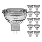 Multipack 10x Noxion Spot LED GU5.3 MR16 7.5W 621lm 36D - 827 Blanc Très Chaud | Dimmable - Équivalent 50W