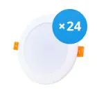 Multipack 24x Bright Choice Downlight LED 18W 1620lm 120D - 840 Blanc Froid | Diamètre 175mm - Équivalent 2x18W