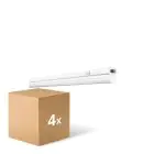 Multipack 4x Ledvance Réglette LED Linear Compact Commutateur 14W 1400lm - 830 Blanc Chaud | 120cm