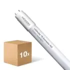 Multipack 10x Noxion Tube LED T8 Avant (EM/Direct 230V) Standard Output 7.5W 900lm - 865 Lumière Du Jour | 60cm - Équivalent 18W
