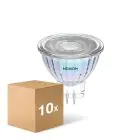 Multipack 10x Noxion Spot LED GU4 MR11 1.8W 184lm 36D - 827 Blanc Très Chaud | Équivalent 20W