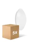 Multipack 5x Ledvance Surface Circulaire 250 13W 840 960lm Blanc IP44 | Blanc Froid