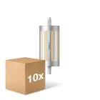 Multipack 10x Philips Corepro LED Lineair R7s 118mm 17.5W 2460lm - 840 Blanc Froid | Dimmable - Équivalent 150W