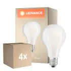 Multipack 4x Ledvance Classic LED E27 Poire Filament Dépolie 24W 3452lm - 827 Blanc Très Chaud | Équivalent 200W