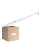 Multipack 4x Noxion Réglette Click V2 LED T8 | Convient pour 1x 150cm Tube LED