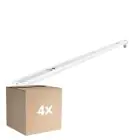 Multipack 4x Noxion Réglette Click V2 LED T8 | Convient pour 1x 120cm Tube LED