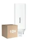 Multipack 10x Philips CorePro PL-T LED Ampoule HF 9W - 840 Blanc Froid | 4-Pins - Équivalent 26W