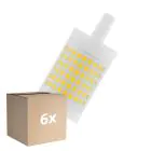 Multipack 6x Osram LED Linear R7s Parathom 78mm Claire 12W 1521lm - 827 Blanc Très Chaud | Dimmable - Équivalent 100W