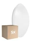 Multipack 5x Ledvance Surface Circulaire 350 Blanc 18W 1440lm - 840 Blanc Froid | IP44 - avec Détecteur de Mouvement - Équivalent 2x18W