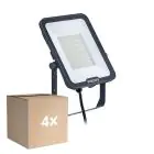 Multipack 4x Philips Projecteur LED Ledinaire BVP167 70W 8400lm 110D - 830-840-865 CCT | IP65 - Symétrique