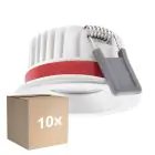 Multipack 10x Ledvance Spot LED Fire Rated Aluminium Blanc 8W 680lm 36D - 930 Blanc Chaud | Diamètre 68mm - IP65 - Meilleur rendu des couleurs - Dimmable