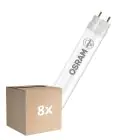 Multipack 8x Osram Tube LED T8 (EM/Direct 230V) Standard Output 5.4W 585lm - 830 Blanc Chaud | 44cm - Équivalent 15W