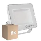 Multipack 8x Ledvance Projecteur LED Compact Blanc 50W 5000lm 100D - 840 Blanc Froid | IP65 - Symétrique 