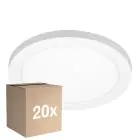 Multipack 20x Noxion Downlight LED Ecowhite Blanc 18W 1530lm 110D - 830 840 860 Variable Blanc | 217mm - Diamètre 55-175mm - Dimmable