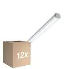 Multipack 12x Philips Réglette LED Étanche WT060C 28W 3400lm - 840 Blanc Froid | 150cm