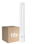 Multipack 10x Noxion Lucent PL-L LED 11.9W 1450lm - 830 Blanc Chaud | 4-Pins - Équivalent 24W
