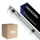 Multipack 9x Noxion Réglette LED Étanche Poseidon V3.0 30W 3900/4200lm - 830-865 CCT | 120cm - Câblage Traversant (5x2.5mm2) - Détecteur De Mouvement Et De Lumière