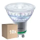 Multipack 10x Philips MASTER LED Spot Classic GU10 PAR16 2.1W 375lm 36D - 830 Blanc Chaud | Équivalent 50W