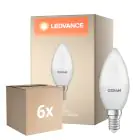 Multipack 6x Osram LED Star Classic E14 Bougie Dépolie 4.9W 470lm - 840 Blanc Froid | Équivalent 40W