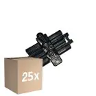Multipack 25x Noxion GST - Compatible T - Connecteur - 1 Mâle + 2 Femelle - 3 pole 1,5mm2