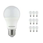 Multipack 10x Noxion Lucent Classic LED E27 Peer Mat 8.5W 806lm - 827 Zeer Warm Wit | Dimbaar - Vervangt 60W