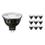 Multipack 10x Philips Master LED Spot GU5.3 MR16 6.7W 440lm 60D - 930 Warm Wit | Beste Kleurweergave - Dimbaar - Vervangt 35W