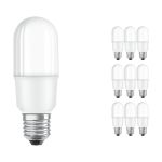 Multipack 10x Ledvance Classic LED E27 Lineair Mat 9W 1050lm - 840 Koel Wit | Vervangt 75W