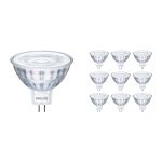 Multipack 10x Philips Corepro LED Spot GU5.3 MR16 4.4W 345lm 36D - 827 Zeer Warm Wit | Vervangt 35W