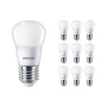 Multipack 10x Philips Corepro LED Lustre E27 Kogel Mat 2.8W 250lm - 827 Zeer Warm Wit | Vervangt 25W