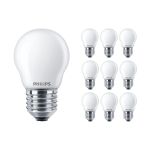 Multipack 10x Philips Corepro LED Lustre E27 Kogel Mat 2.2W 250lm - 827 Zeer Warm Wit | Vervangt 25W