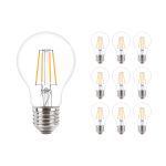 Multipack 10x Philips Corepro LED Lamp E27 Peer Helder 4.3W 470lm - 827 Zeer Warm Wit | Vervangt 40W