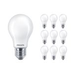 Multipack 10x Philips MASTER Value LED Lamp E27 Peer Mat 5.9W 806lm - 927 Zeer Warm Wit | Beste Kleurweergave - Dimbaar - Vervangt 60W