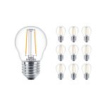 Multipack 10x Philips Corepro LED Lamp E27 Peer Helder 7W 806lm - 827 Zeer Warm Wit | Vervangt 60W