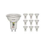 Multipack 10x Noxion LED Spot GU10 PAR16 5.5W 560lm 36D - 830 Warm Wit | Vervangt 75W