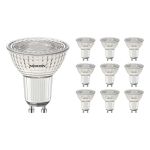 Multipack 10x Noxion PerfectColor LED Spot GU10 PAR16 4W 345lm 36D - 927 Zeer Warm Wit | Beste Kleurweergave - Dimbaar - Vervangt 50W