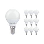 Multipack 10x Noxion Lucent Lustre LED E14 Kogel Mat 4.5W 470lm - 827 Zeer Warm Wit | Vervangt 40W