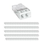 Multipack 100x Wago 2273-202 Lasklem Compact | 2 Kabel Aansluiting - Lasklem
