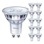 Multipack 10x Philips Corepro LED Spot GU10 PAR16 4.9W 485lm 36D - 840 Koel Wit | Vervangt 65W