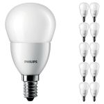 Multipack 10x Philips Corepro LED Lustre E14 Kogel Mat 2.8W 250lm - 827 Zeer Warm Wit | Vervangt 25W