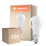 Multipack 10x Ledvance Classic LED E27 Peer Filament Mat 18W 2452lm - 827 Zeer Warm Wit | Dimbaar - Vervangt 150W