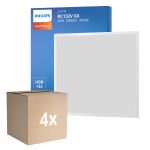 Multipack 4x Philips LED Paneel CoreLine RC132V 26W 3400lm - 830 Warm Wit | 60x60cm - UGR <22