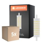 Multipack 5x Ledvance Performance LED R7s Dubbel Ended 118mm Helder 15W 2000lm - 827 Zeer Warm Wit | Vervangt 125W