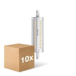 Multipack 10x Philips Corepro LED Lineair R7s 118mm 14W 1800lm - 840 Koel Wit | Dimbaar - Vervangt 120W